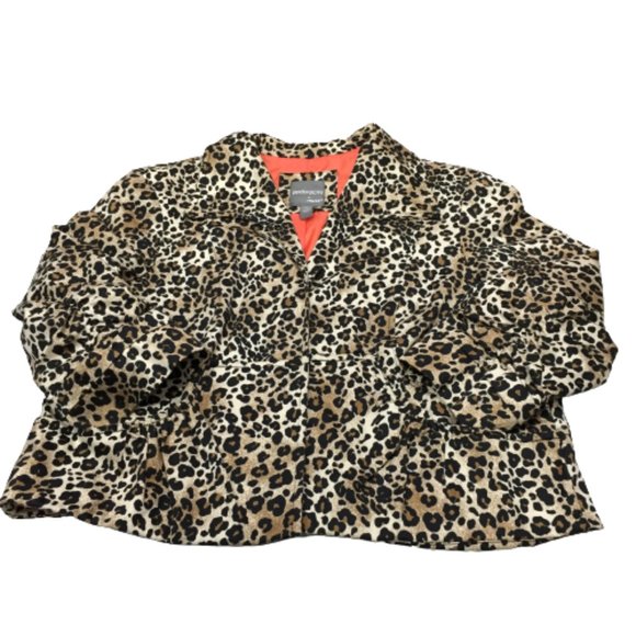 Anthracite by Muse Size 14 Leopard Print Jacket - Picture 7 of 11